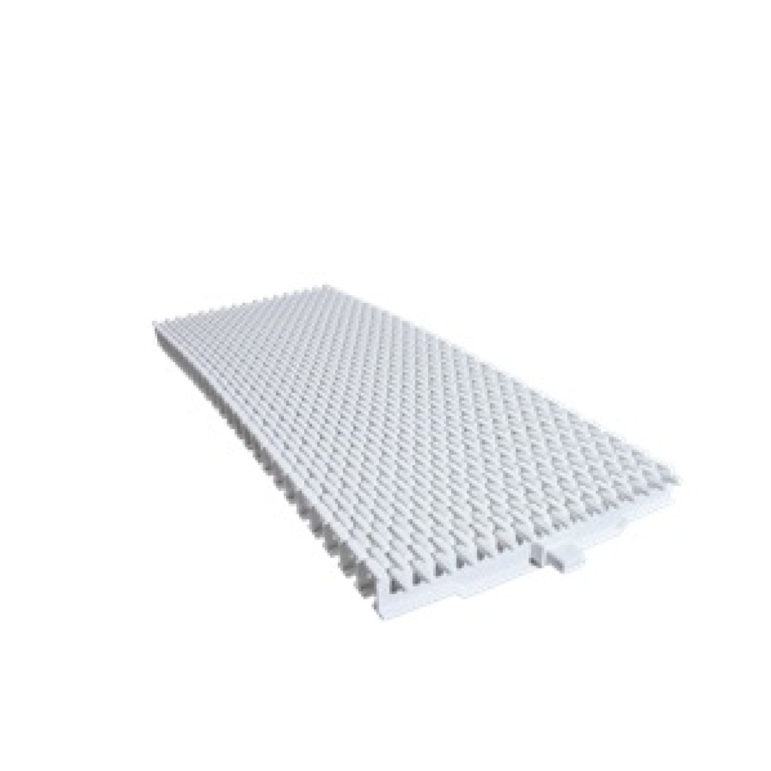GRATAR FLEXIBIL PENTRU RIGOLA, ALB, 25CM