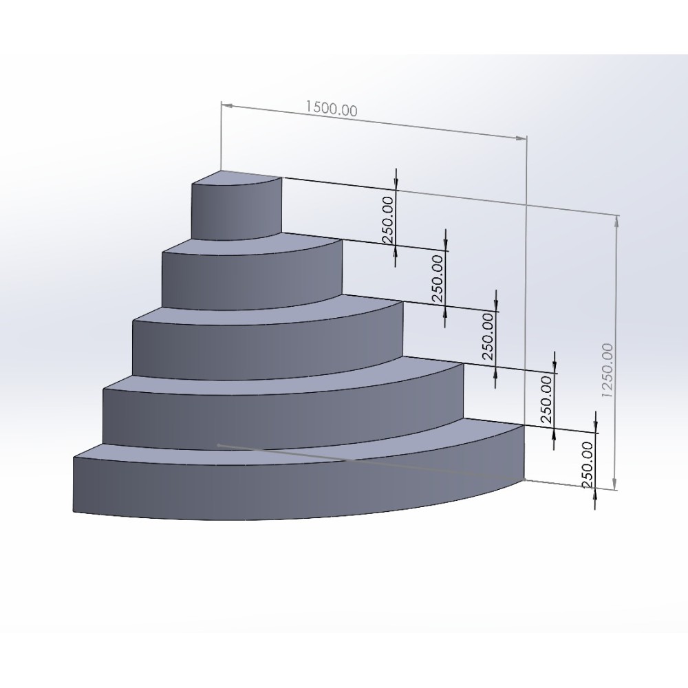 Scară Rotundă EPS - pentru acces in piscina