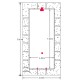 Kit piscina, 7m x 3m, h =1,50m