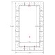 Kit piscina, 8m x 4m, h =1,50m