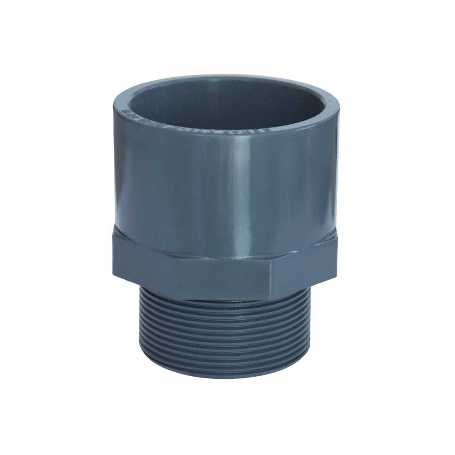ADAPTOR PVC CU FILET EXTERIOR, DN50X1"1/2