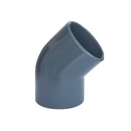 COT PVC LA 45° PRIN LIPIRE, DN200