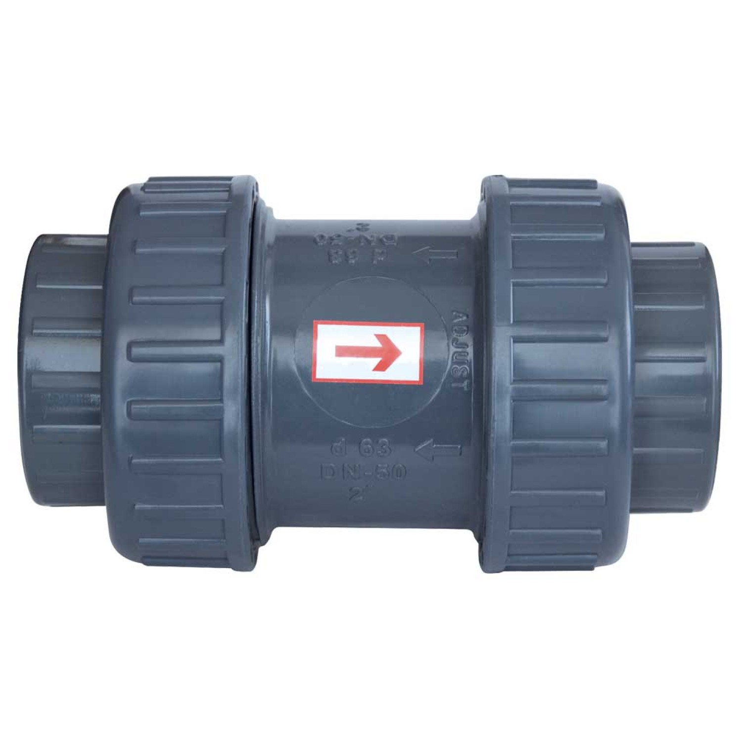 ROBINET PVC DE SENS CU ARC, DN50