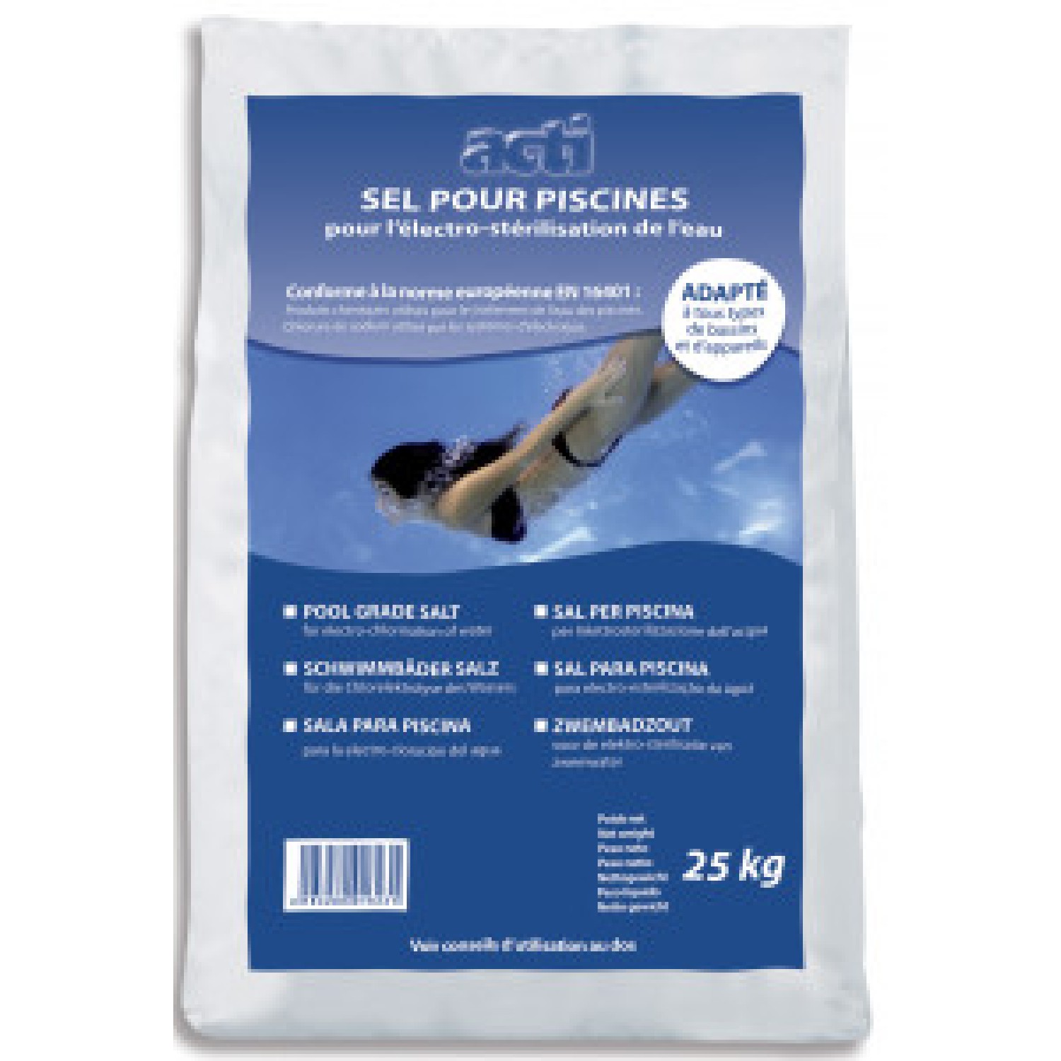 ACTI SARE SPECIALA PENTRU PISCINE, 25KG