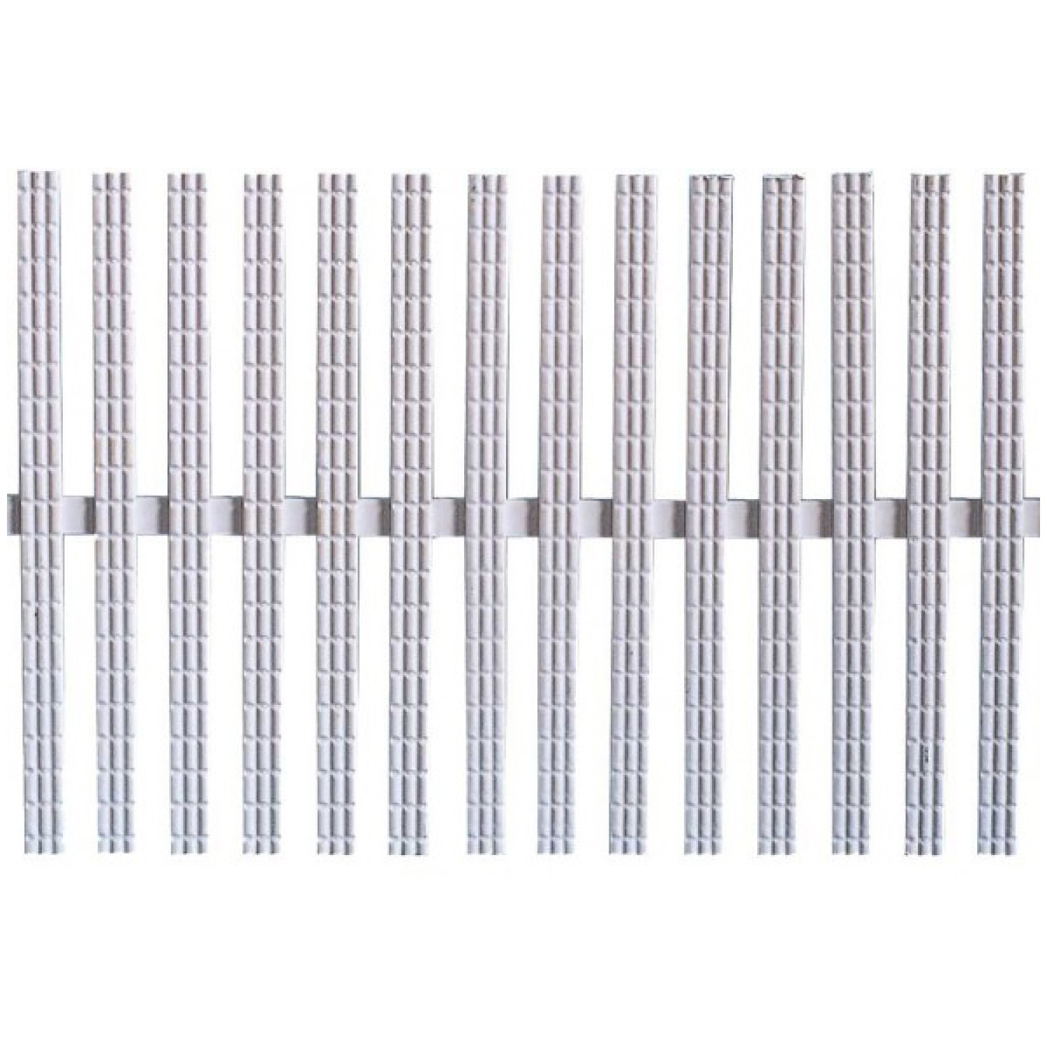 GRATAR DREPT PENTRU RIGOLA, ALB, 25CM