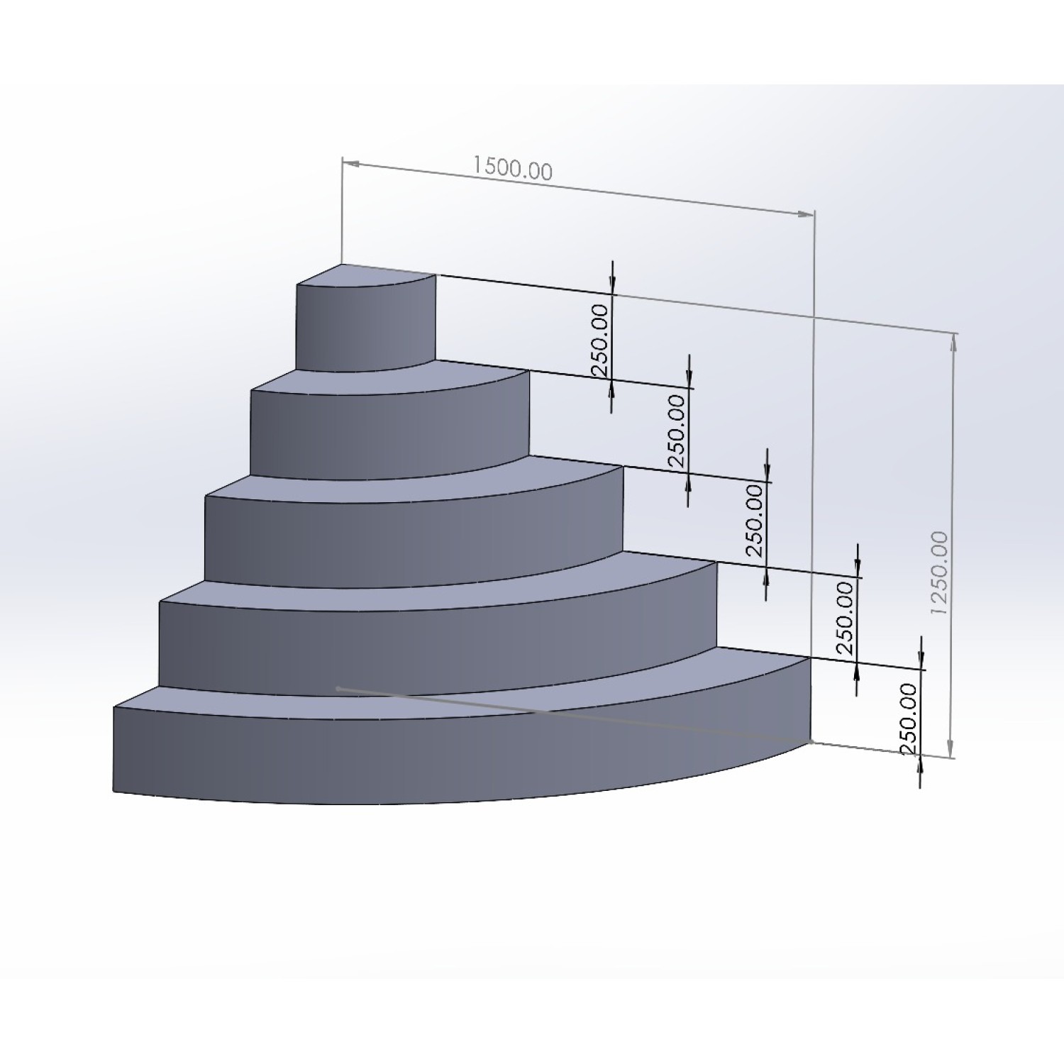 Scară Rotundă EPS - pentru acces in piscina