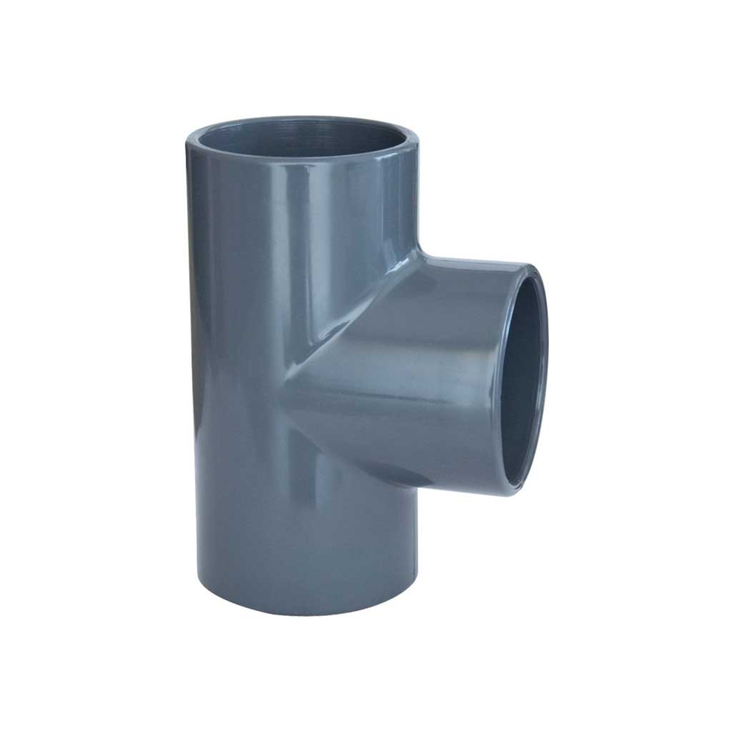 TEU PVC  LA 90° PRIN LIPIRE, DN50